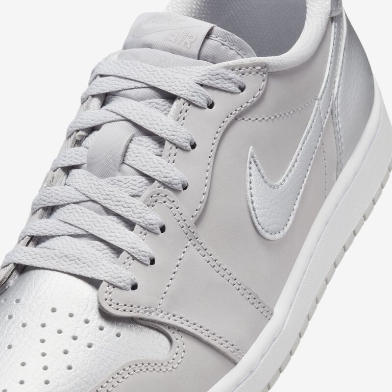 Air Jordan 1 Low OG, Gris Neutro/Plata Metalizado-Blanco, hi-res
