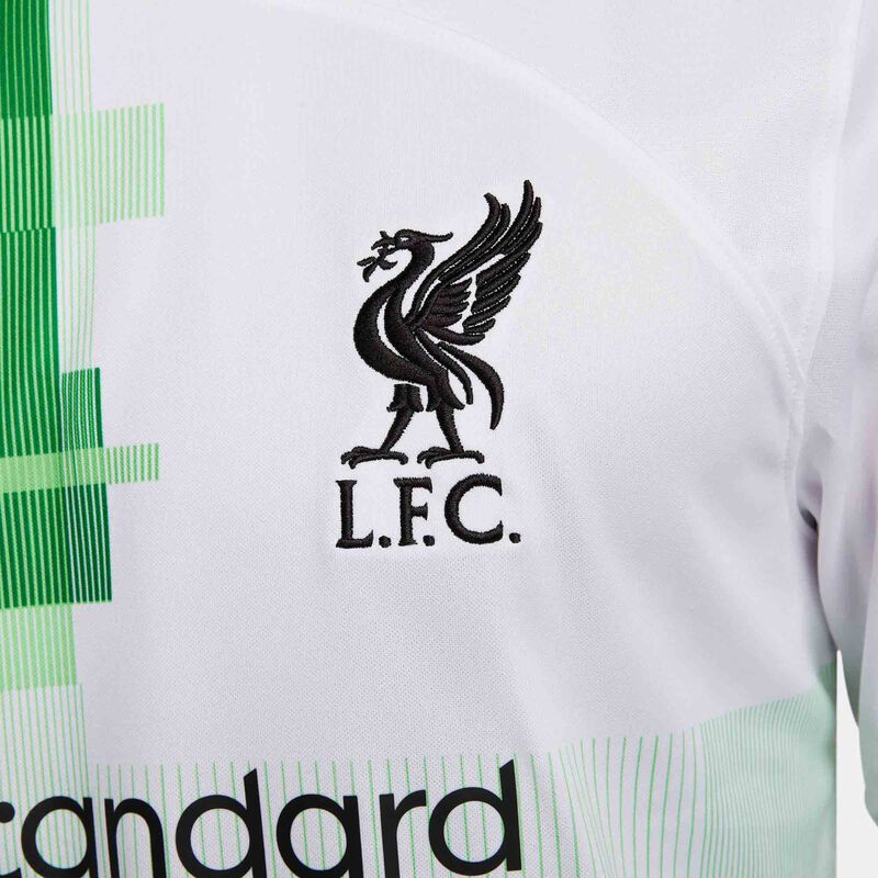 Liverpool FC visitante 2023/24 Stadium, Blanco/Chispa Verde/Negro, hi-res