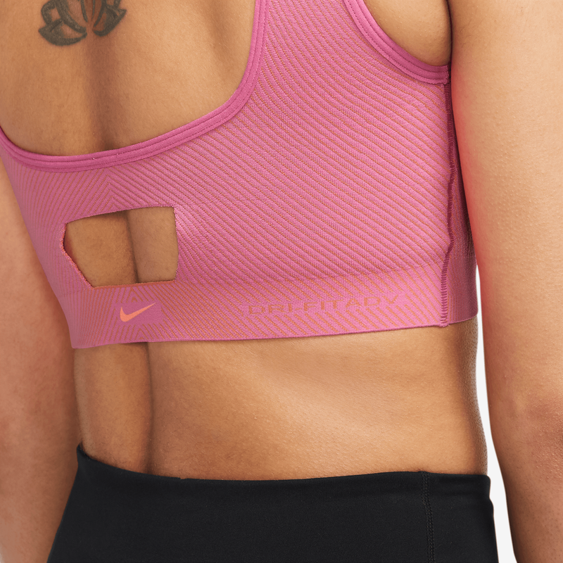 Nike Yoga Dri-FIT Indy sin costuras, ROJO, hi-res