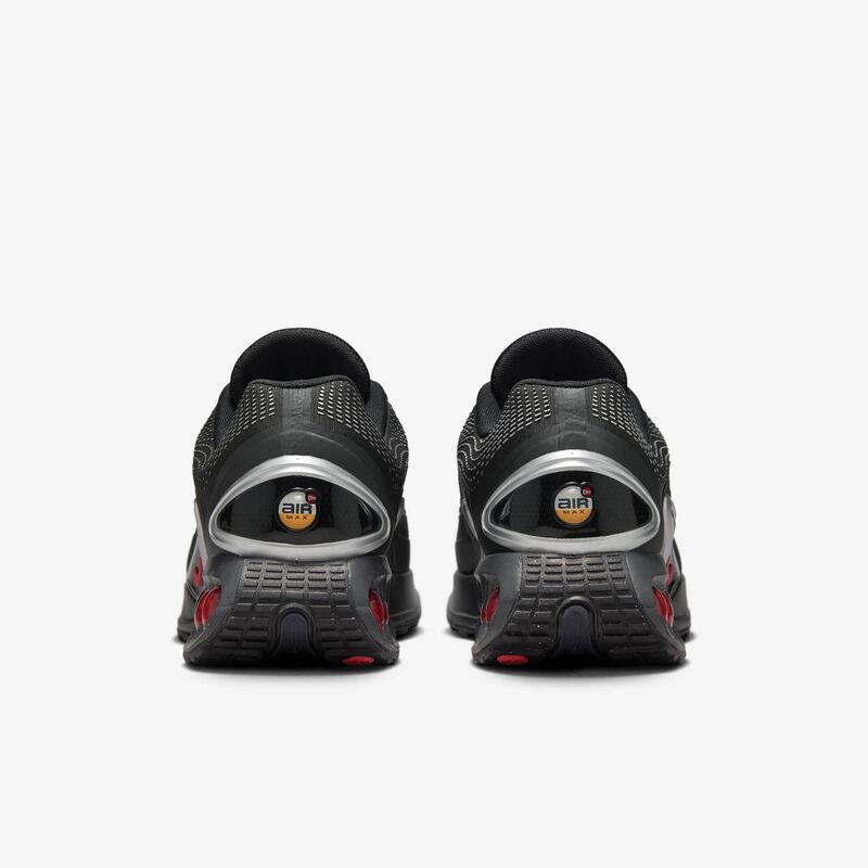 Nike Air Max Dn, Negro/Negro/Plata Metalizado/Rojo Universitario, hi-res