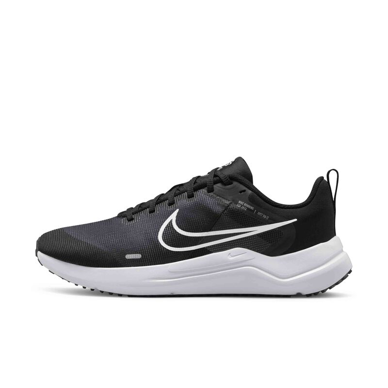 Nike Downshifter 12, Negro/Smoke Grey/Pure Platinum/Blanco, hi-res
