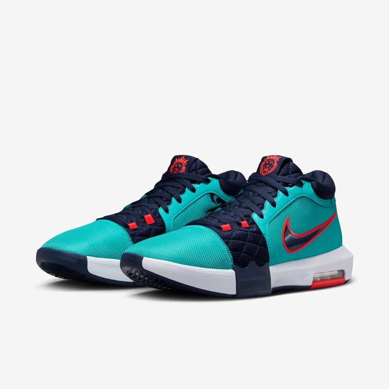 LeBron Witness VIII, Cactus Empolvado/Obsidiana/Blanco/Carmesí Brillante, hi-res