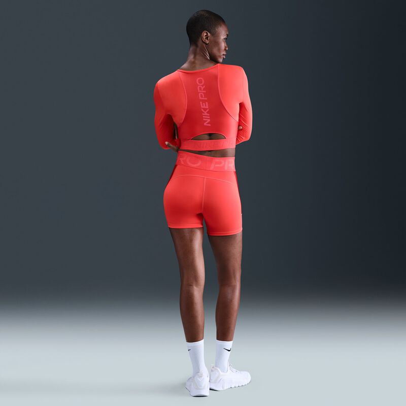 Nike Pro, Teniente Carmesí/Resplandor De Brasas/Blanco, hi-res