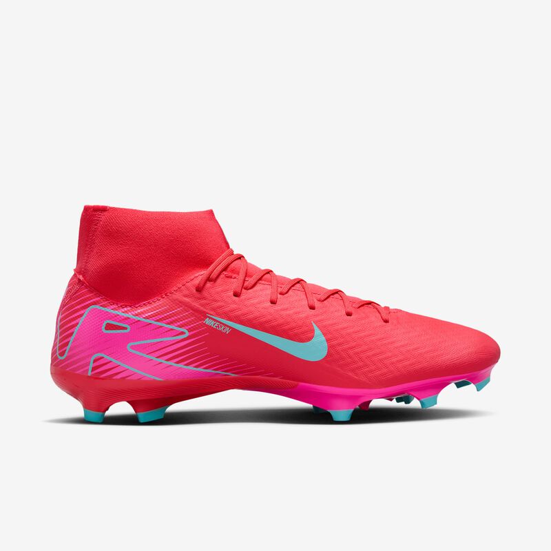 Nike Mercurial Superfly 10 Academy, Brasa Resplandor/Verde Aurora, hi-res