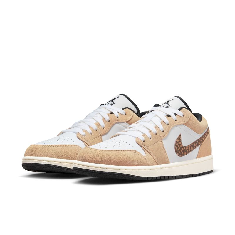 Air Jordan 1 Low SE, Cáñamo/Blanco/Negro/Tostado británico claro, hi-res