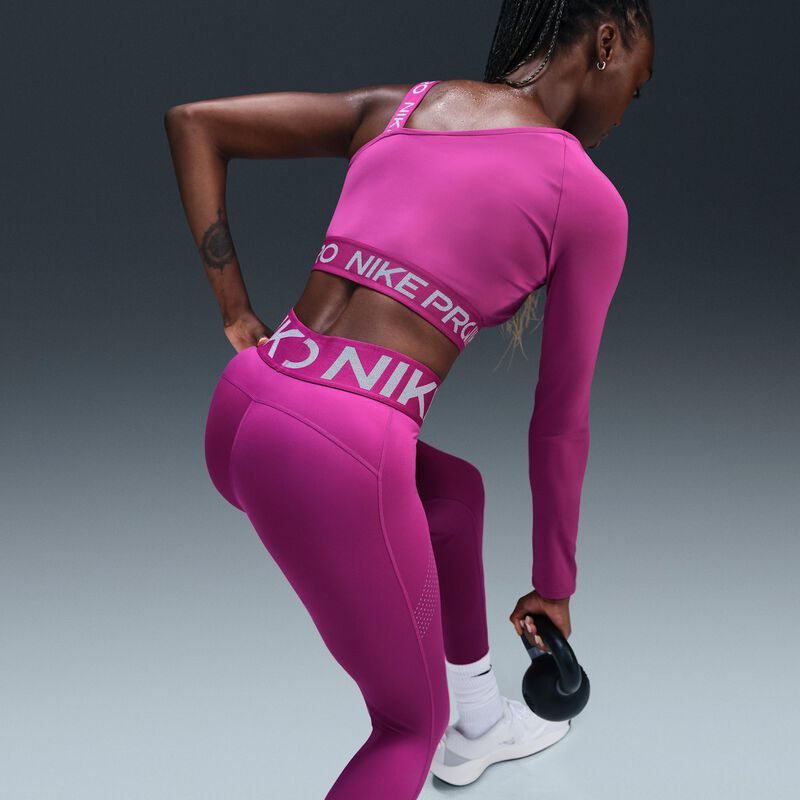 Nike Pro Sculpt, Fucsia Intenso/Plata Reflectante, hi-res