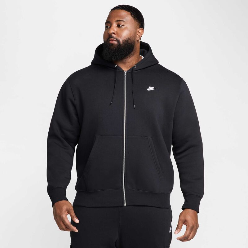 Nike Club, Negro/Negro/Blanco, hi-res