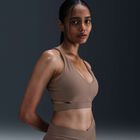 Nike Zenvy Rib, Marrón Visón/Blanco, hi-res