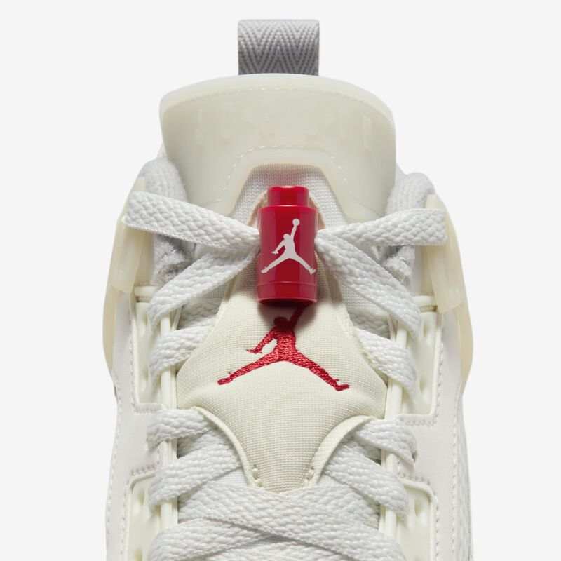 Jordan Spizike Low, Vela/Leche de coco/Arenisca/Rojo universitario, hi-res