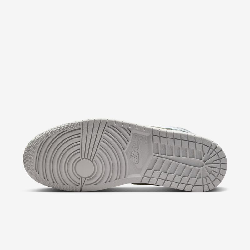 Air Jordan 1 Mid SE, Blanco/Vela/Gris Neutro/Verde Oxidado, hi-res