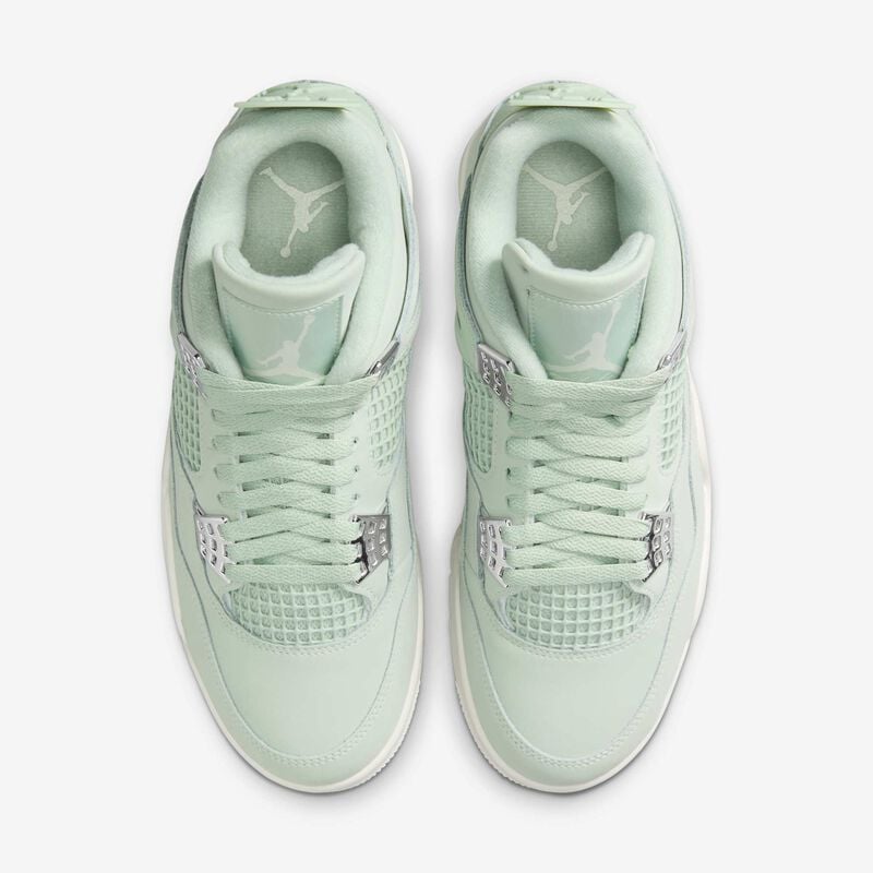 Air Jordan 4 Retro "Abundance", Espuma De Mar/Plata Metalizado/Vela, hi-res