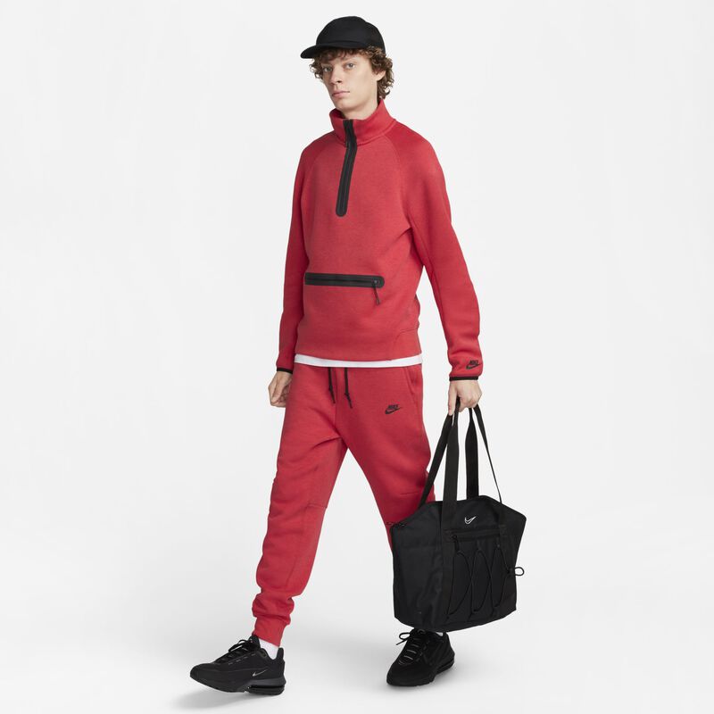 Nike Sportswear Tech Fleece, Rojo universitario claro jaspeado/Negro, hi-res