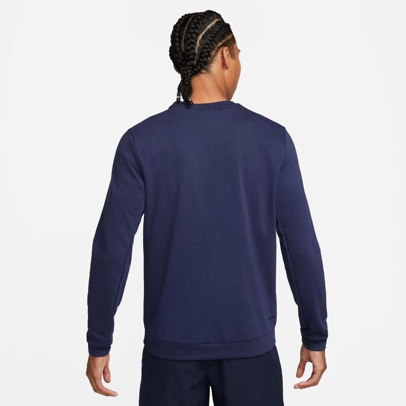 Club de atletismo Nike Dri-FIT, Azul marino medianoche/Blanco cumbre, hi-res