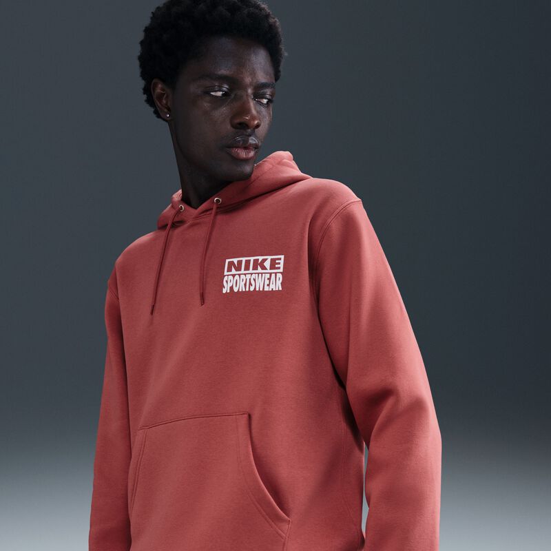 Nike Club, Óxido De Cañón/Blanco/Óxido De Cañón, hi-res