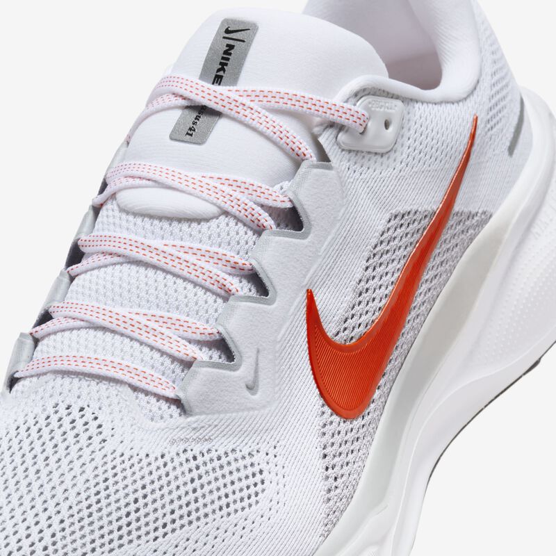 Nike Pegasus 41, Blanco/Rojo Picante-Gris Lobo-Negro, hi-res