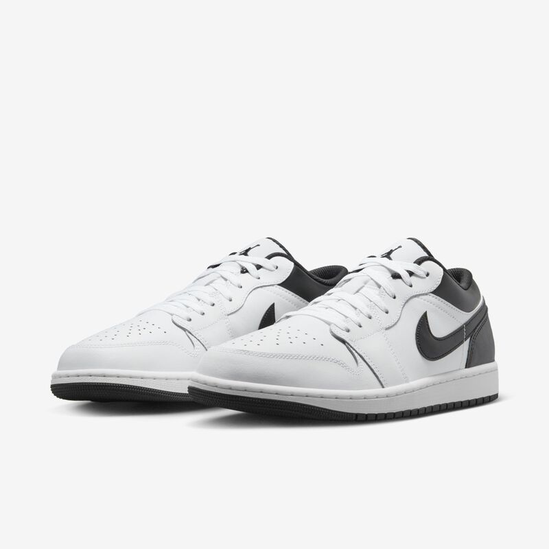 Air Jordan 1 Low, Blanco/Blanco/Negro, hi-res