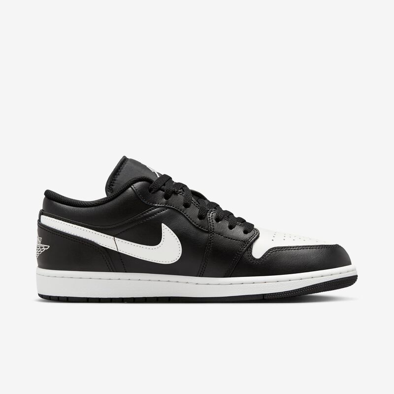 Air Jordan 1 Low, Negro/Blanco Cumbre, hi-res