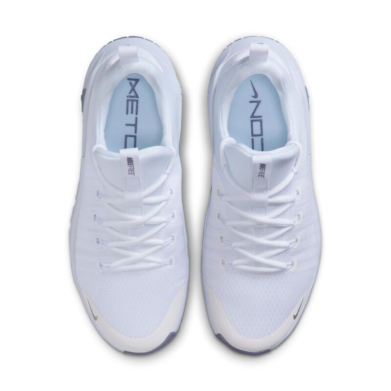 Nike Free Metcon 6, Blanco/Azul medio/Plata metalizado, hi-res