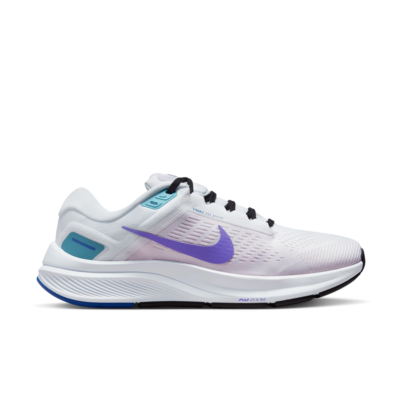 Nike Air Zoom Structure 24, Blanco/Uva ligero/Cerúleo/Morado psíquico, hi-res
