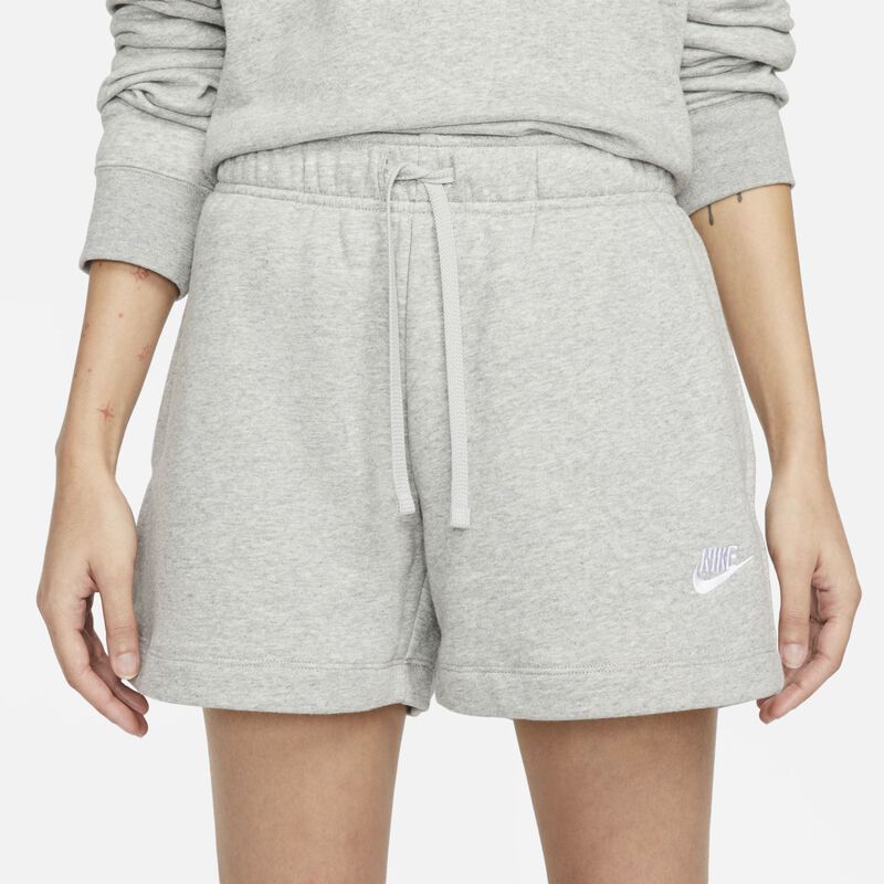 Nike Sportswear Club Fleece, Gris oscuro jaspeado/Blanco, hi-res