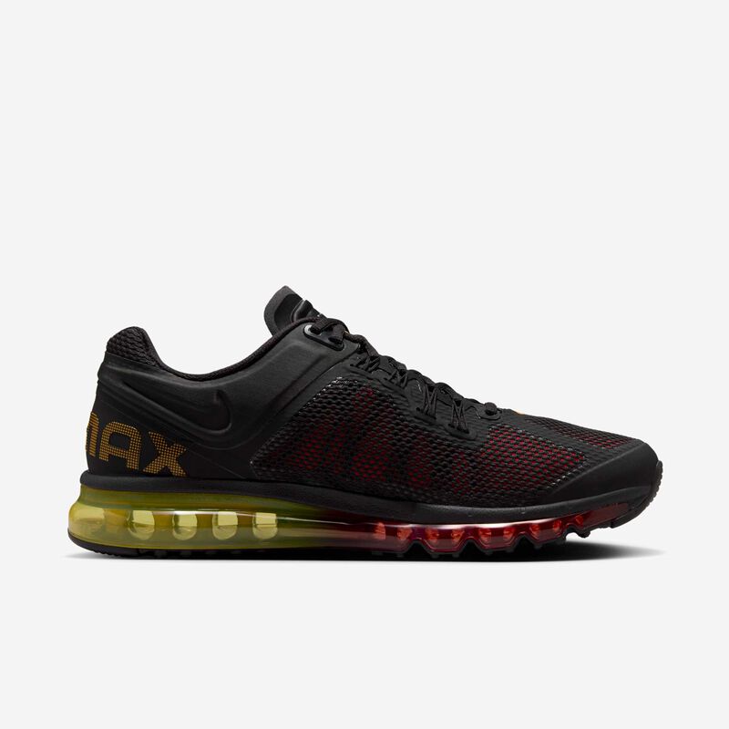 Nike Air Max 2013, Negro/Naranja Láser/Rojo Universitario, hi-res