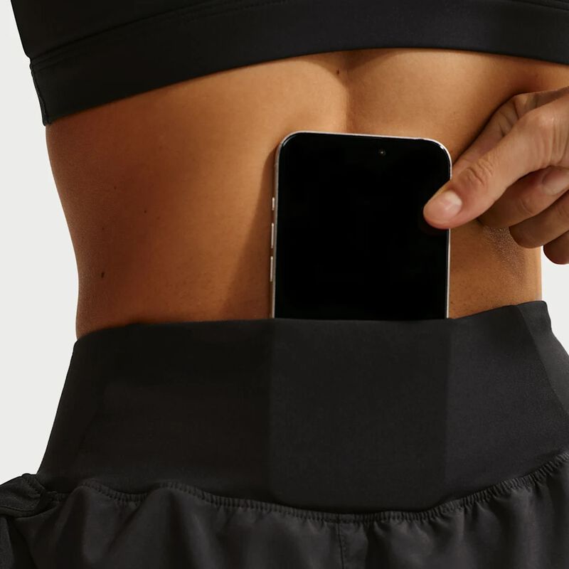 Short Nike Tempo Flow Swoosh, Negro, hi-res