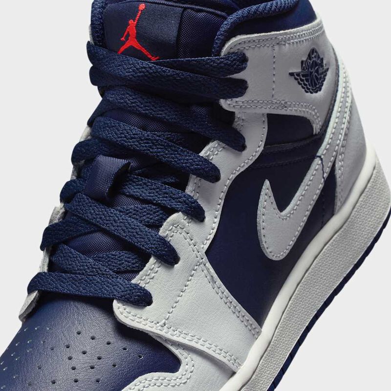 Air Jordan 1 Mid, Azul Vac&iacute;o/Platino Puro-Cumbre Lava-Lava Al Rojo Vivo-Foto Azul, hi-res