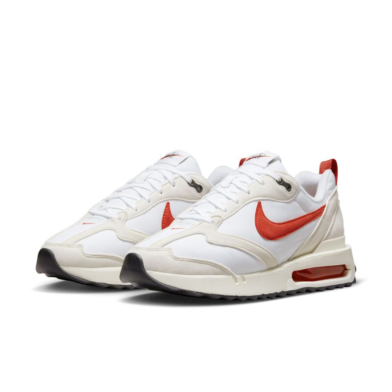Nike Air Max Dawn, Blanco/Café verdoso claro/Negro/Naranja mantra, hi-res