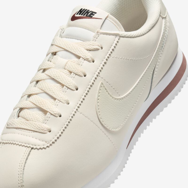 Nike Cortez Leather, Fantasma/Luz Hueso-Blanco-Rojo Sepia, hi-res