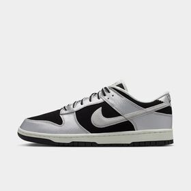 Nike Dunk Low Retro, Plata metalizado/Negro/Vela, hi-res