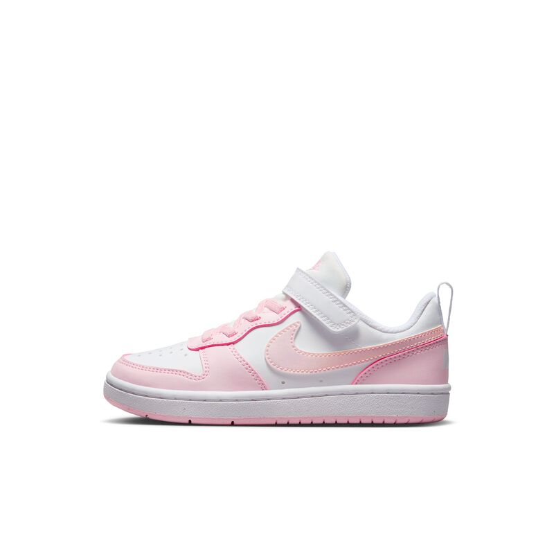 Nike Court Borough Low Recraft, Blanco/Espuma rosa, hi-res