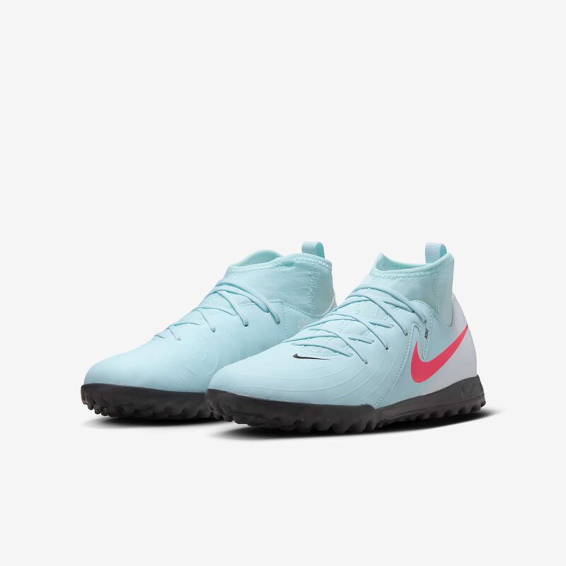 Nike Jr. Phantom Luna 2 Academy, Menta/Sombrío Apagado/Rojo Atómico, hi-res