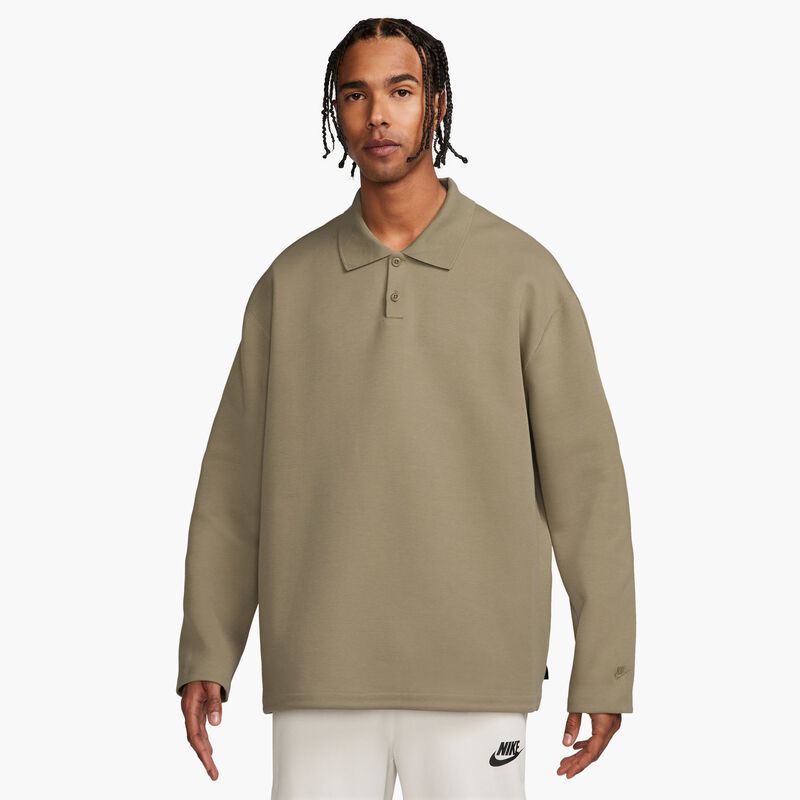 Polo Nike Sportswear Tech Fleece, Marr&oacute;n, hi-res