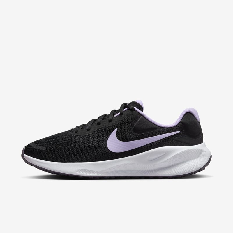 Nike Revolution 7, Negro/Lila Bloom-Blanco-Amanecer, hi-res