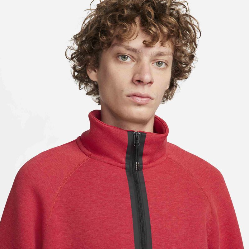 Nike Sportswear Tech Fleece, Rojo universitario claro jaspeado/Negro, hi-res