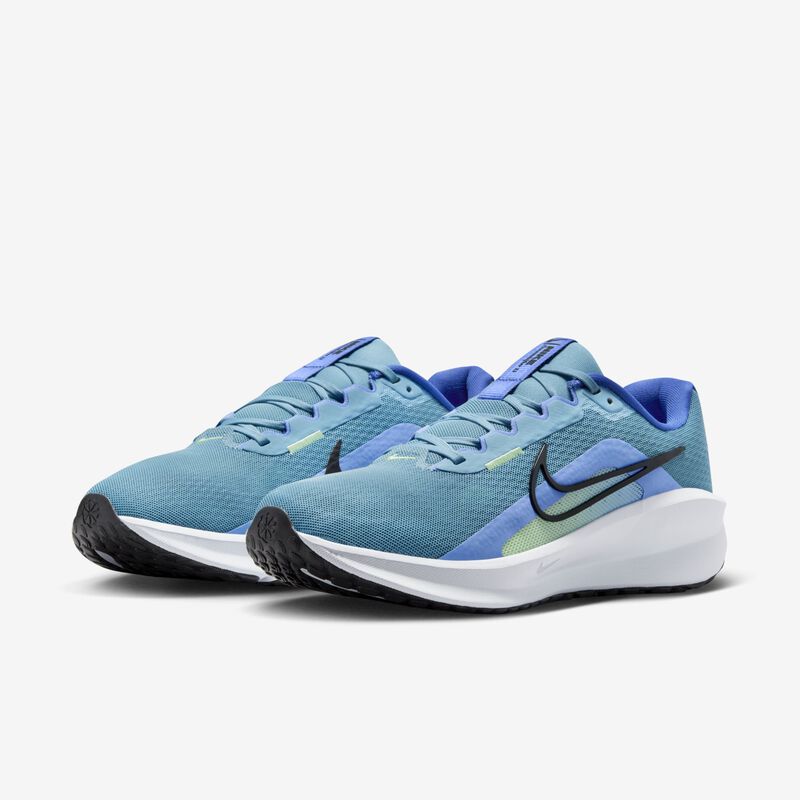Nike Downshifter 13, Denim Turquesa/Negro-Pulso Royal-Verde Vapor, hi-res