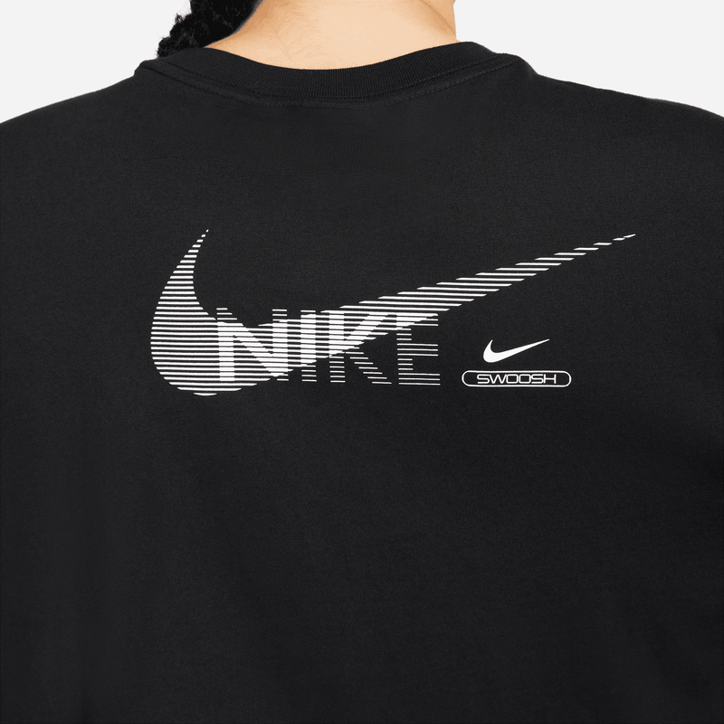 Nike Sportswear Swoosh Top, NEGRO, hi-res