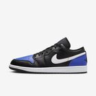 Air Jordan 1 Low, Juego Negro/Blanco-Real, hi-res