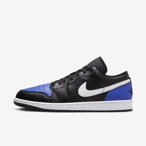 Air Jordan 1 Low, Juego Negro/Blanco-Real, hi-res