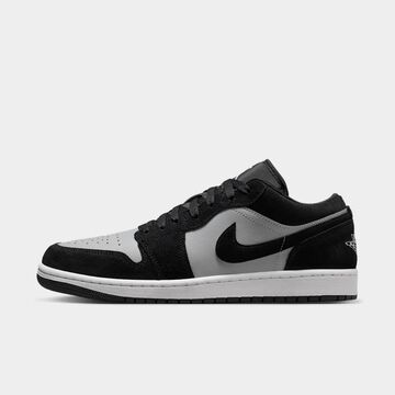 Air Jordan&nbsp;1 Low, Negro/Gris humo claro/Blanco, hi-res