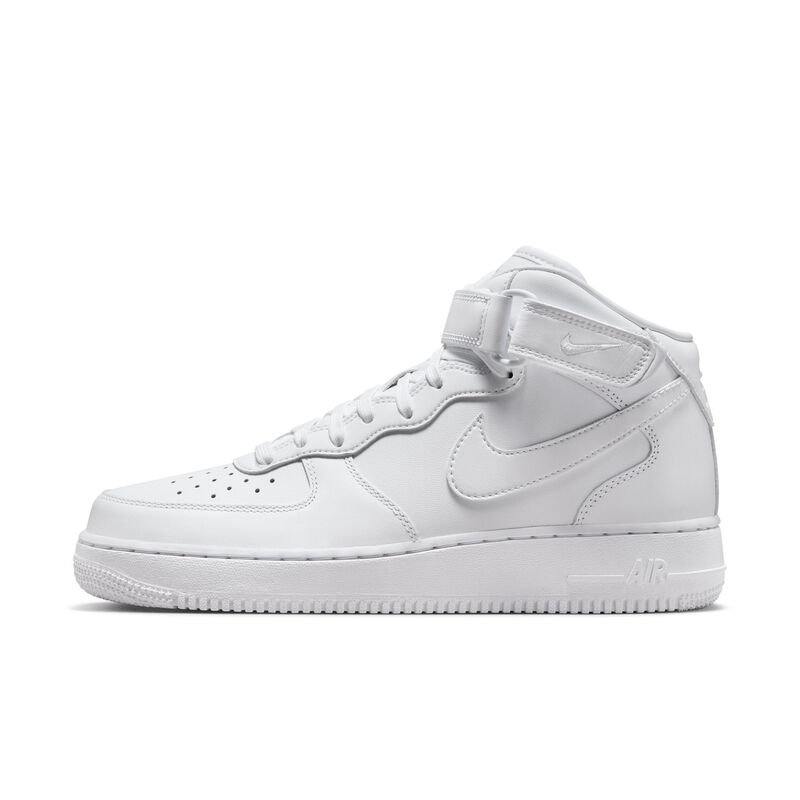 Nike Air Force 1'07 Mid Fresh, Blanco/Blanco-Blanco-Gris Lobo, hi-res