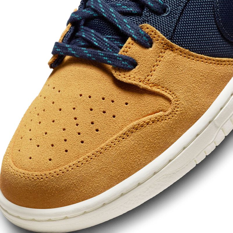 Nike SB Dunk Low Pro Premium, Azul marino medianoche/Ocre del desierto/Vela/Azul marino medianoche, hi-res