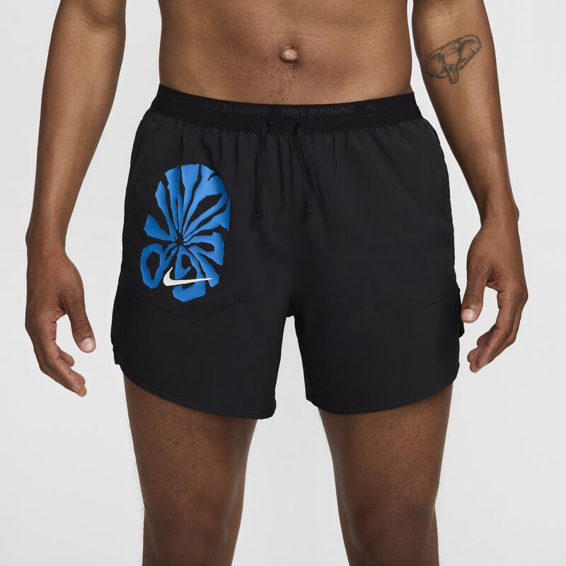 Nike Stride Run Energy, Negro/Negro/Azul Foto Claro, hi-res