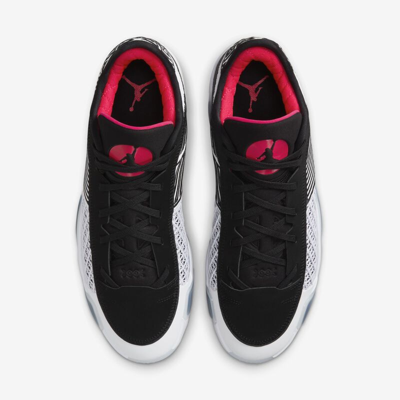 Air Jordan XXXVIII Low "Fundamental", Blanco/Negro/Rojo Sirena, hi-res