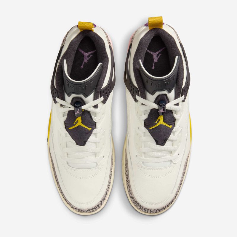 Jordan Spizike Low, Vela/Gris Aceite/Muselina/Azufre Oscuro, hi-res