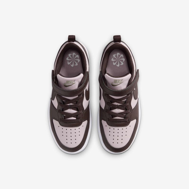 Nike Court Borough Low Recraft, Partícula Rosa/Light Army/Blanco/Marrón Aterciopelado, hi-res