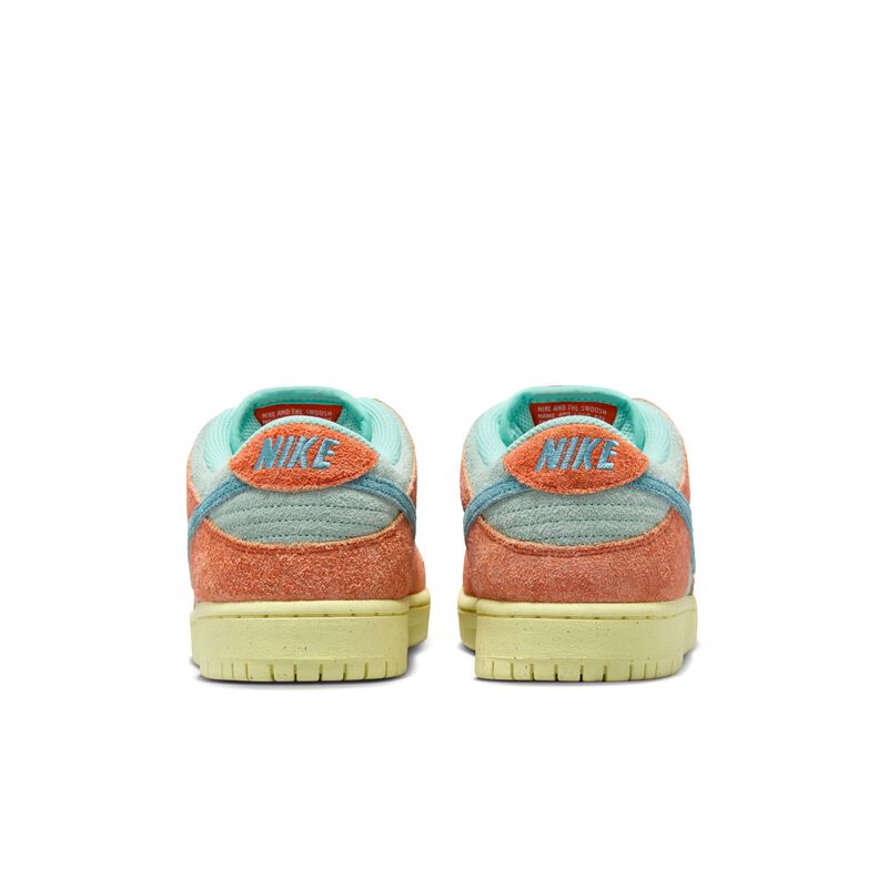 Nike SB Dunk Low Pro Premium, Naranja/Ruido Aqua-Esmeralda Subida-Naranja, hi-res