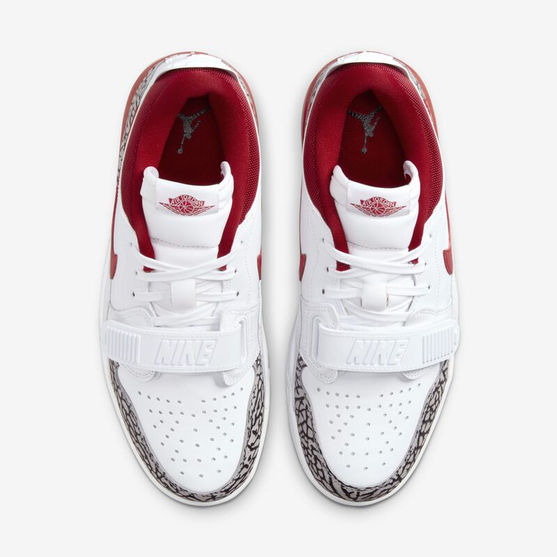Air Jordan Legacy 312 Low, Blanco/Rojo Gimnasio-Gris Cemento-Negro, hi-res