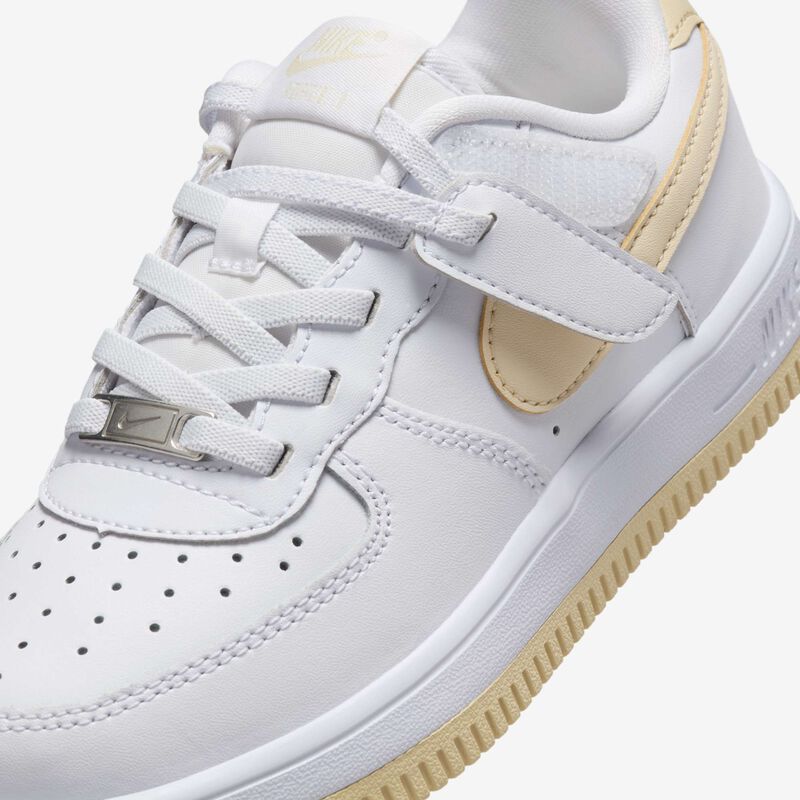 Nike Force 1 Low EasyOn, Blanco/Blanco/Caqui Claro, hi-res