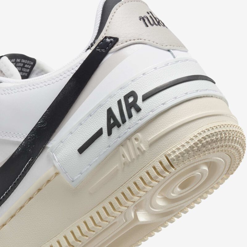 Nike Air Force 1 Shadow, Blanco/Gris Universitario/Tinte Platino/Sombrío Apagado, hi-res